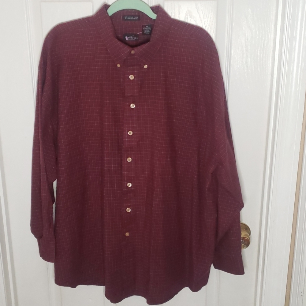VAN HUESEN MANS LS DRESS SHIRT